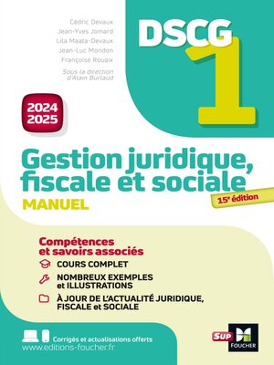 cover image of Gestion juridique, sociale et fiscale